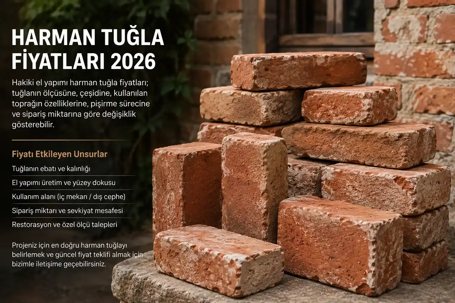 Harman Tuğla fiyatları